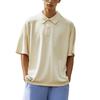 Puma Select Classics Haus Casual Simple Pullover Logo Embroidery Short Sleeve Polo Shirt Unisex Polo Shirts Almond 631557-87
