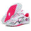 Children's Broken Nail Football Shoes Rotating by Button Training Shoes Outdoor Primary and Secondary School Students Velcro Low-top Sports Shoes