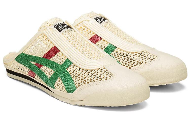 Onitsuka Tiger MEXICO 66 Sabot Cream Green Red