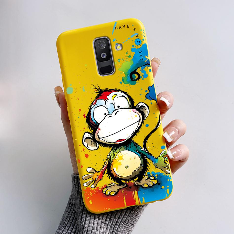 Für Samsung Galaxy A6 Plus A6+ 2018 Hülle SM-A605F Silikonhülle Niedlicher Bär Cartoon Weiche Funda Für Samsung A6 2018 A6Plus Stoßstange