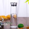 Large Capacity Glass Water Jug with Stainless Steel Lid