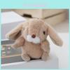 Realistic Adorable Rabbit Plush Keychain With Soft Pp Cotton Stuffing Cute Keyring Toy Perfect For Couples And Bags Car