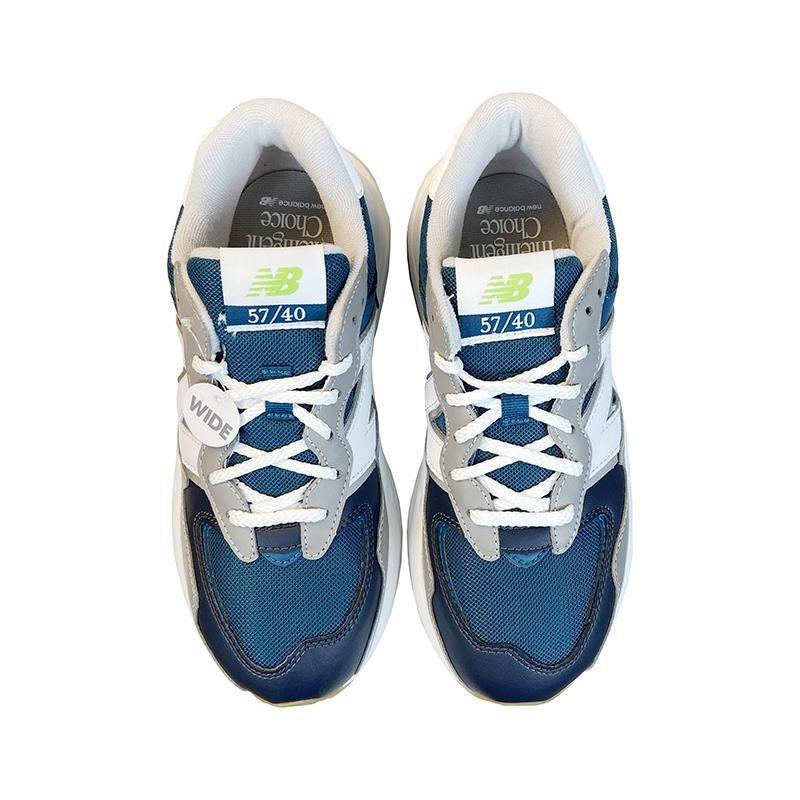 New Balance 57/40 Youth Casual Shoes Blue White Grey GC5740PV