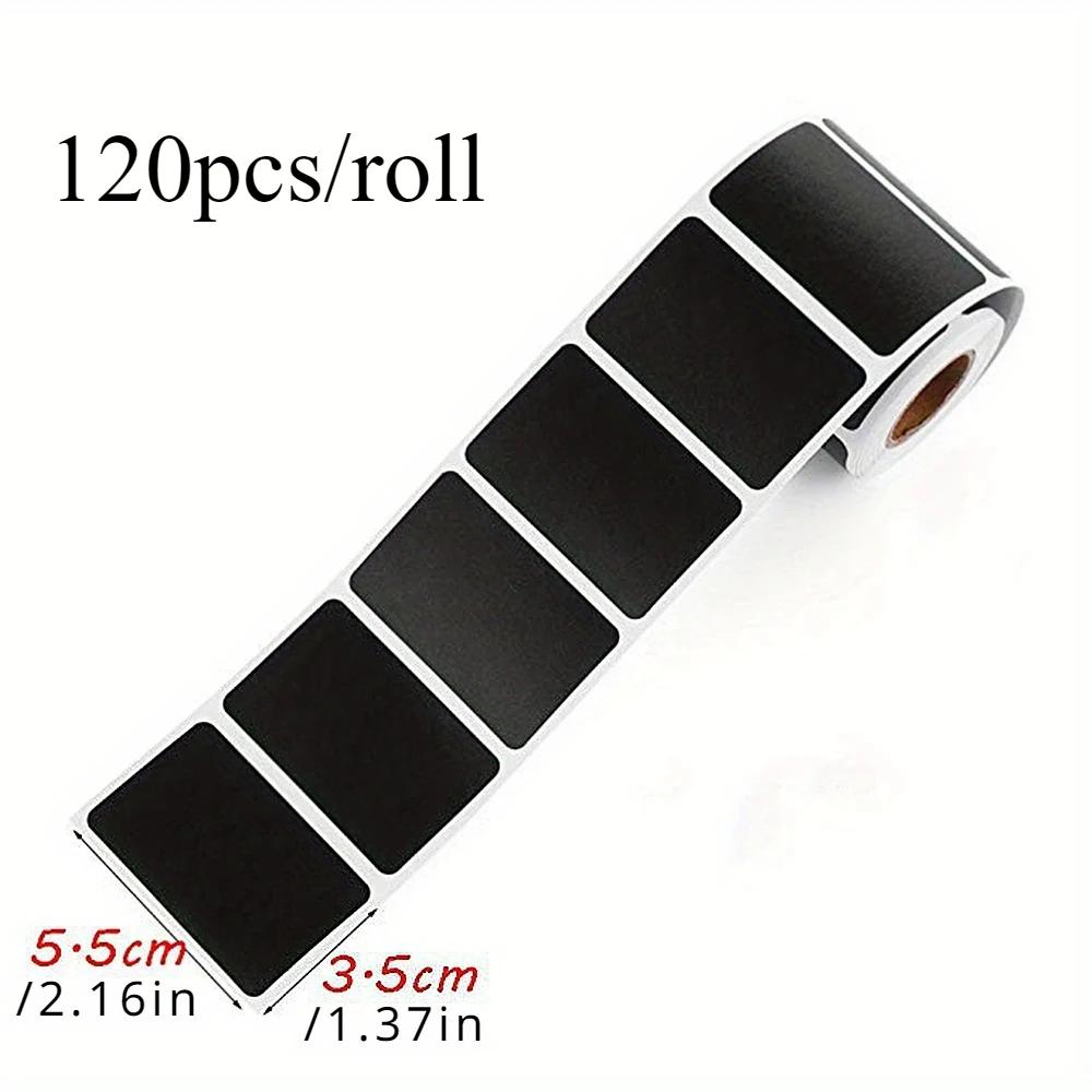 

120 шт./рулон этикетки для банок стираемая этикетка для доски водонепроницаемая наклейка на доску для рукоделия кухонная наклейка для доски бутылки бирка маркер наклейка