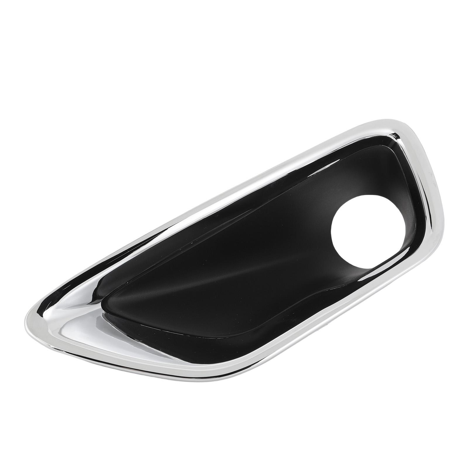 

Хромированная рамка противотуманной фары Стильный вид Долговечная Легкая установка Накладка на противотуманную фару для автомобилей