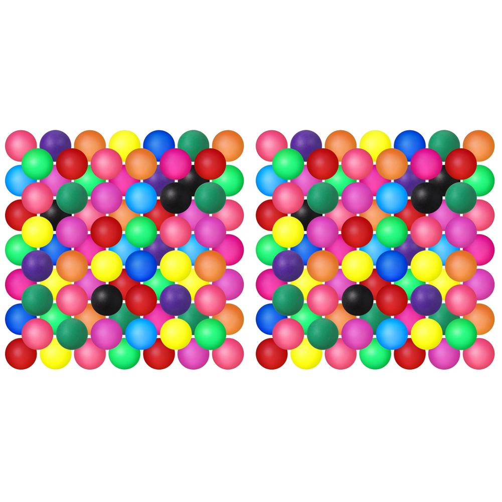 

50 шт. мячи для настольного тенниса, моющиеся, 40 мм, шарики для пинг-понга, разноцветные шарики