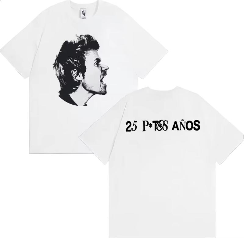 Dani Martn Concierto 25 Aos Album Merch Tshirt Unisex Unisex Fashion Hip Hop Streetwear T Shirts Cotton Comfort T Shirt