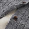 Snowforte Women's Wool Mock Layer Slim Fit Knit Cardigan