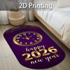 Premium Purple  Carpet Warm Doormat Welcome Mat Bathroom Mat Rug For Bedroom Bedside Carpet For Live Room Home Dec