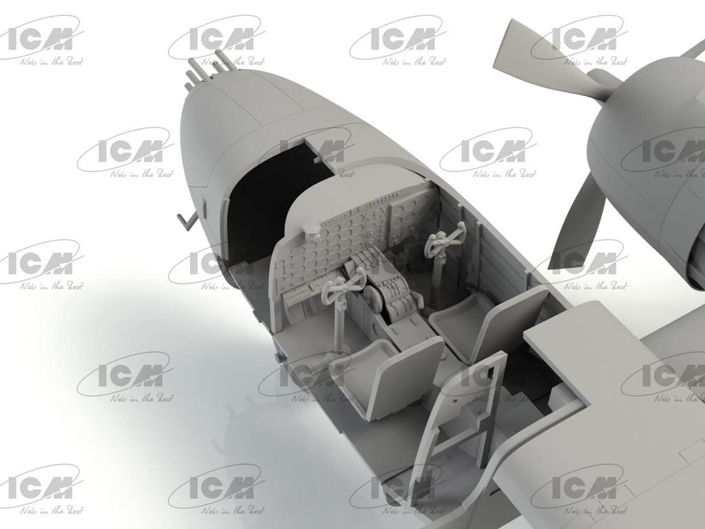 ICM 1/48 scale US Air Force B-26K Counter Invader Vietnam War plastic model kit 48279