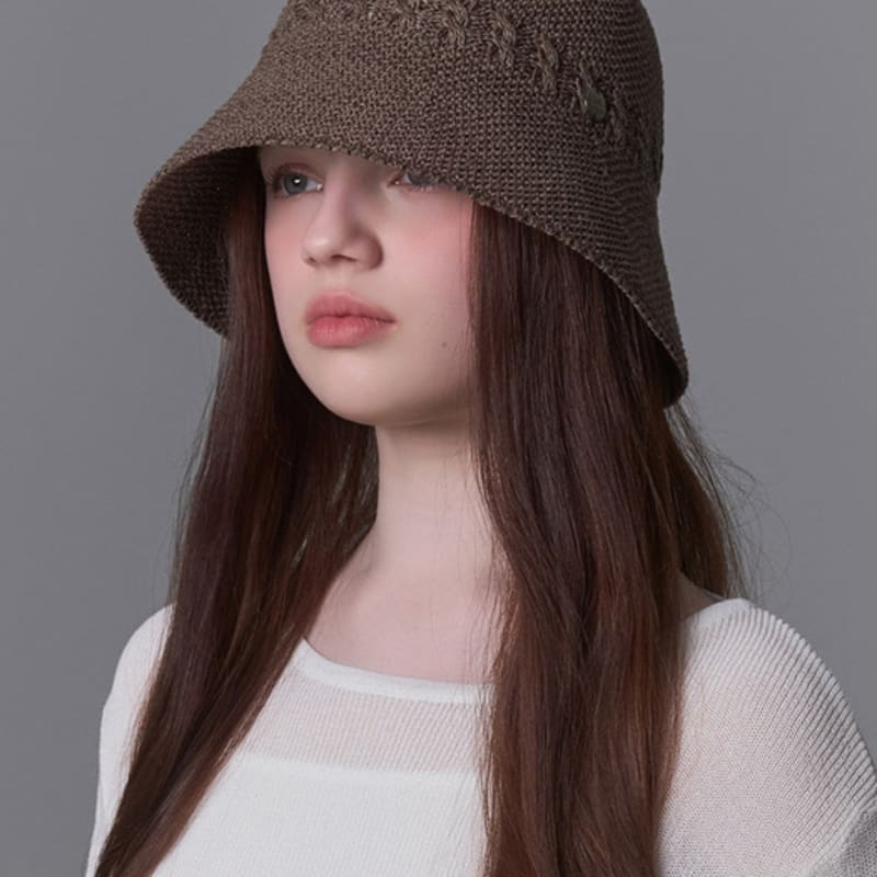 WHITE SANDS Summer Knit Bucket Hat Malkanet (4 Colors)