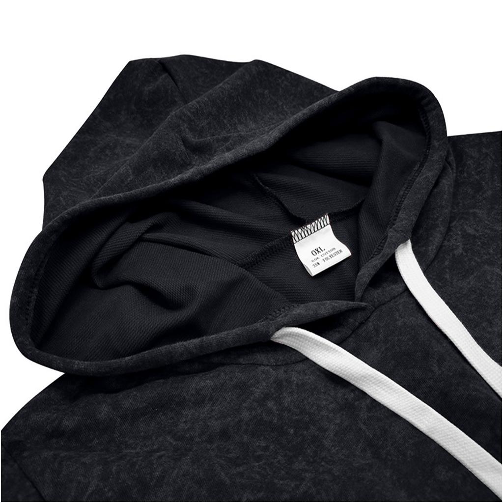 Women's  Casual Large Sized Long Sleeved Hooded Solid Color Sweatshirt