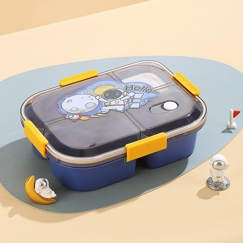 Student Lunch Box, Children's Cartoon Pattern Lunchbox Kids School, Outdoor Bento Box, Instagram Style, Can Be Microwave Heated