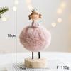 Christmas Plush Angel Girl Pendant Christmas Angel Decoration Desktop Ornament White Pink Angel Pendant New Year 2025