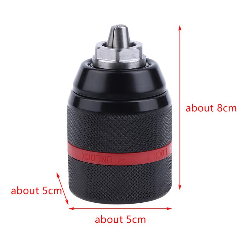 2025  Keyless Metal Drill Chuck,With Lock 13Mm Ratchet Self-Locking Chuck 1/2-20Unf Thread For Drill Bit Screwdiver&Sockets