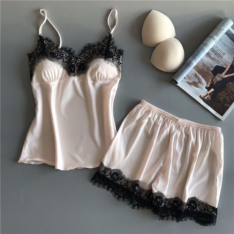 Sexy Suspenders Shorts Pajamas Homewear Nightdress