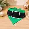 Holiday Pet Neckwear, Soft Christmas Neckerchief Cartoon Printed Dog Scarf Collar for Picture Days, Party Wear and Seasonal Style