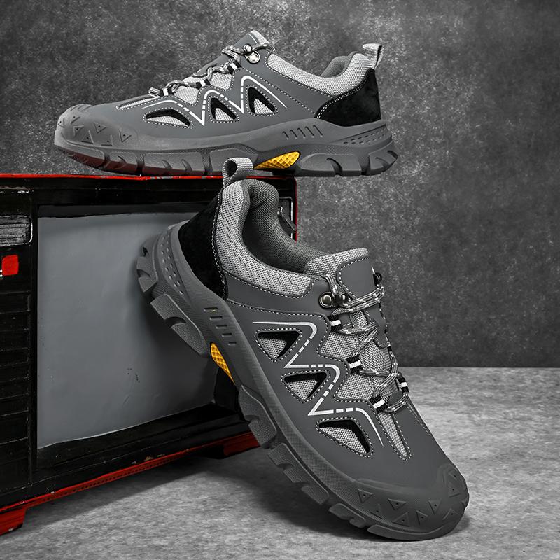 Fashion Non-Slip Male Sneakers Summer Casual Leather Shoes for Men Leisure Walk Treking Footwear Versatile Sports Shoes Travel Trainers