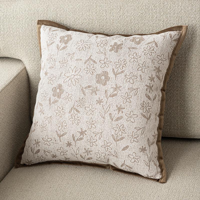 Chenille Skin-friendly Pillow Cover Cushion Cover (excluding Filling) Living Room Sofa Decoration Cushion Cover