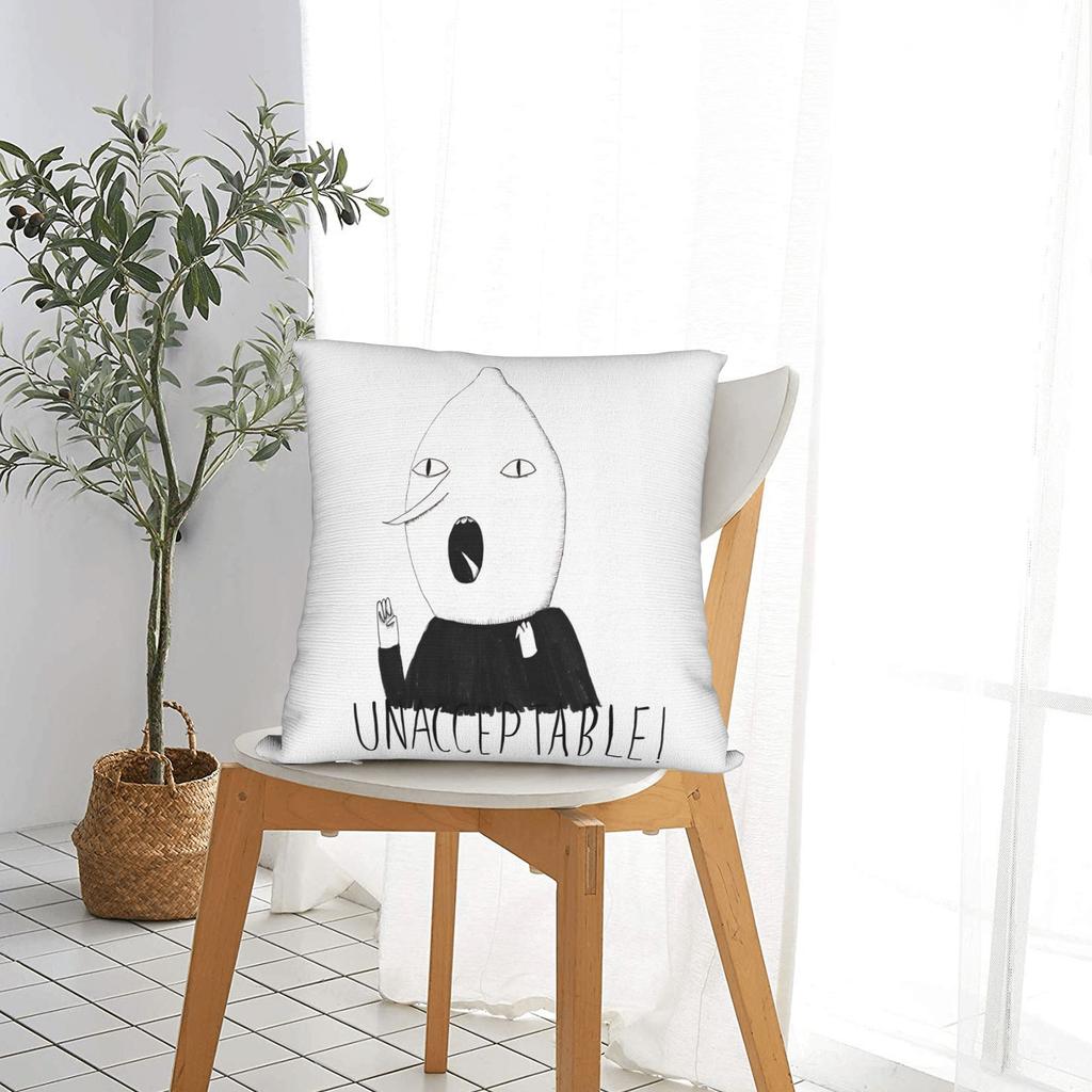 Who'S This Rigmarole Lemongrab Square Pillowcases Polyester Sofa Cushion Cover Creative Decorative Throw Pillow Case 45*45