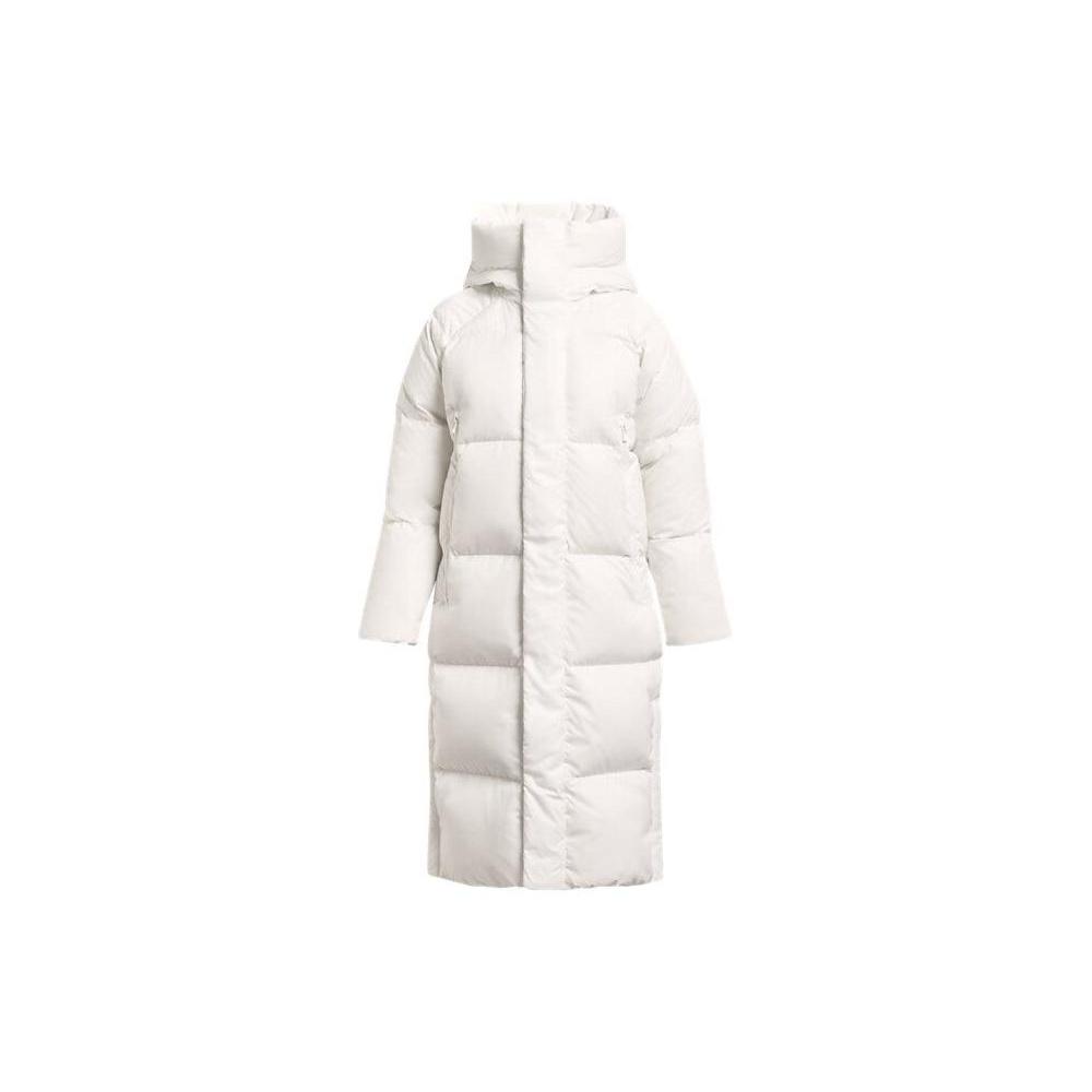 (WMNS) Under Armour ColdGear Infrared Long Puffer Jacket  White  Women s 1378857-112 M