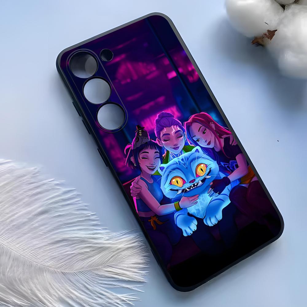

Чехол для телефона Movie KPop D-Demon H-Hunters для Samsung S25 Ultra S24 S23 S22 S21 S20 Plus Fe Galaxy A54 A53 A34 A25 Силиконовый чехол Samsung S25