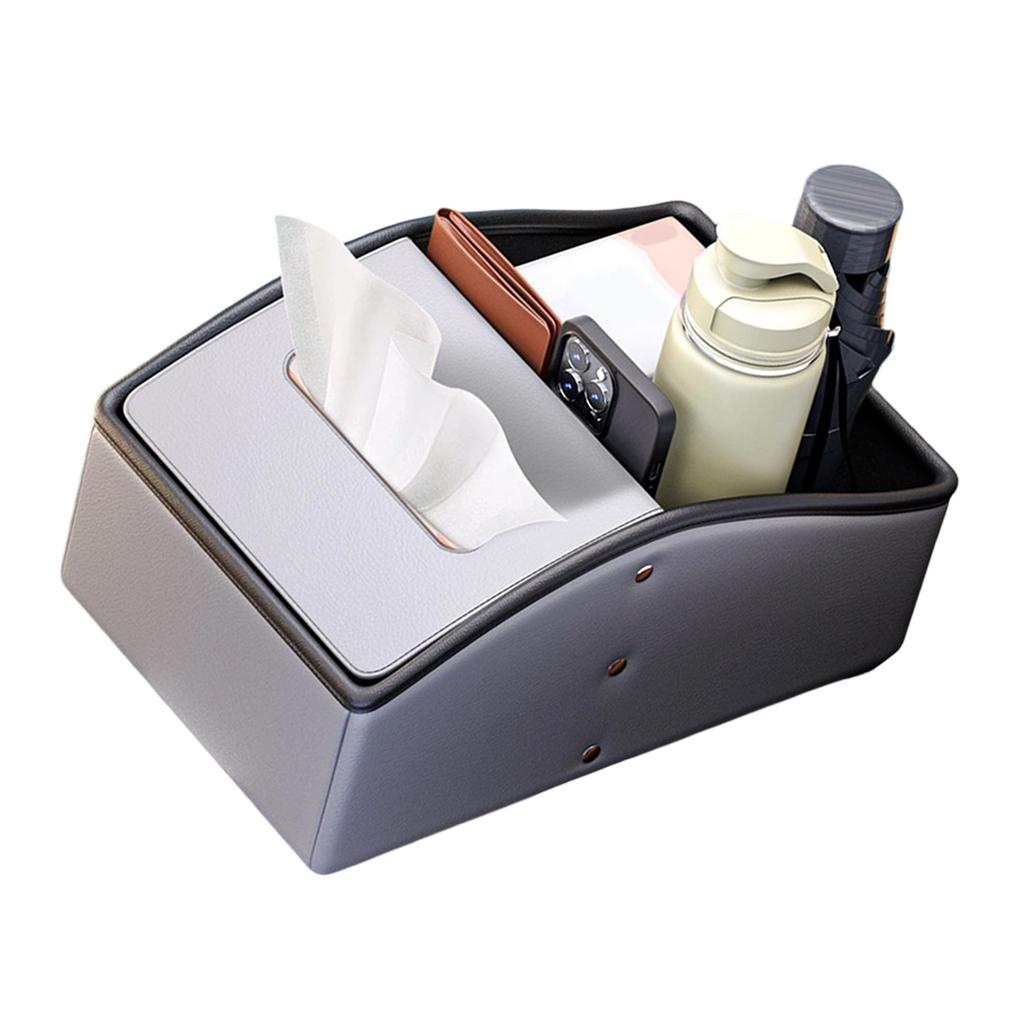 Car Armrest Storage Solution with Anti Slip Base Convenient Car Armrest Organizers for Secure Placement During Travel