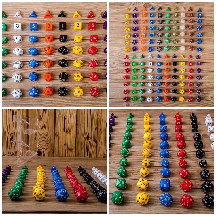 Board Game Dices Rolling Tower Portable Dices Dispenser Roller Acrylic Clear Dices Tower Tabletop Game Accessories