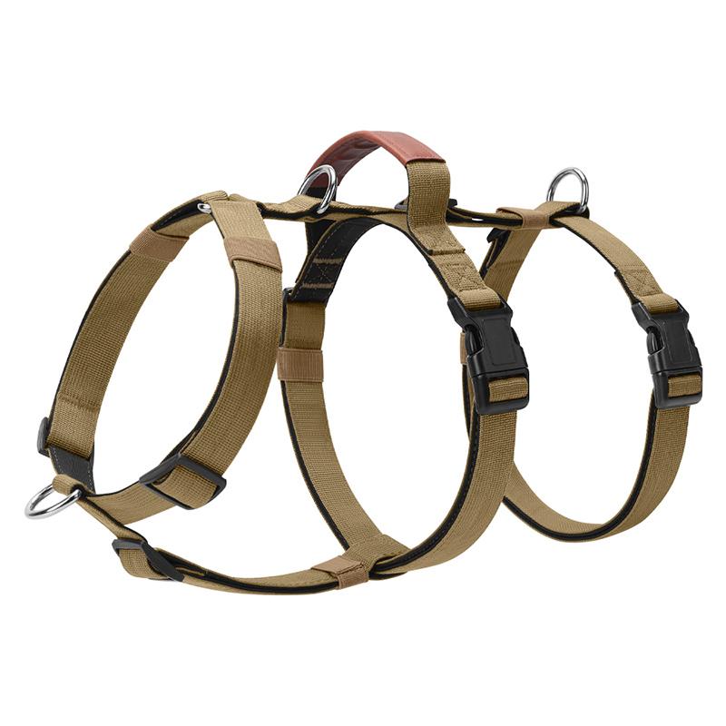 Escape-Proof Nylon Dog Harness with Handle Adjustable No-Pull Pet Harness for Medium Large Dogs Golden Retriever Husky Supplies