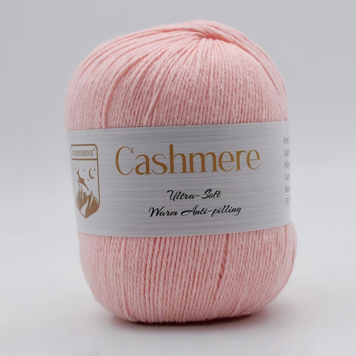 

6 мотков премиальной кашемировой пряжи – 50 г/моток 320 м Мягкая пряжа для вязания и крючком для рукоделия, связанного вручную – Роскошное теплое волокно для шарфов, шапок, свитеров