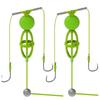 Double Hook Fishing Line Set String Hook Fishing Bait Cage Float Fishing Lure Bait Trap Fishing Tackle Accessories