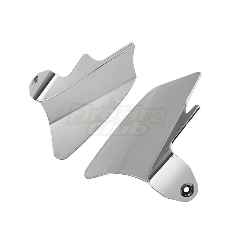 For Harley Electra Glide Road King Street Glide FLHX 1998-2007 Motorcycle Reflective Saddle Shield Mid-Frame Air Heat Deflector