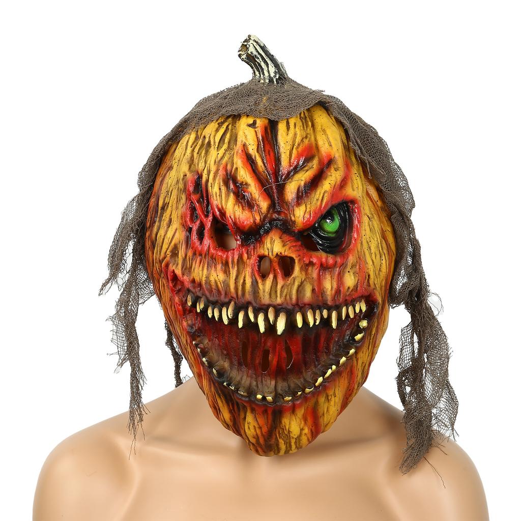 Gruselige Halloween Vollkopfmaske Realistische Latex Requisiten Gruselige Maske Ideales Geschenk für Weihnachten und Geburtstage