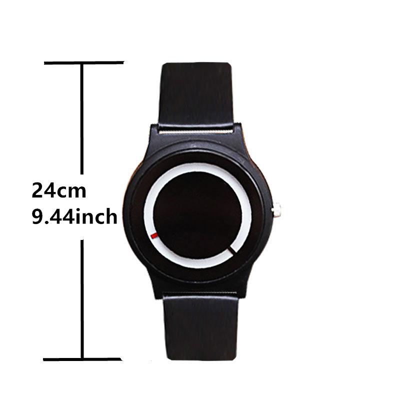 Stilvolle und einfache Paaruhr Damen Trend Lernuhr Quarz Freizeit Highschool-Schüleruhr Kreative Personalisierte Uhr