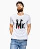 Lovers Couple T Shirt Women Men Newest Valentines Gift Printing Mrs Mr Couple Summer Matching Clothes