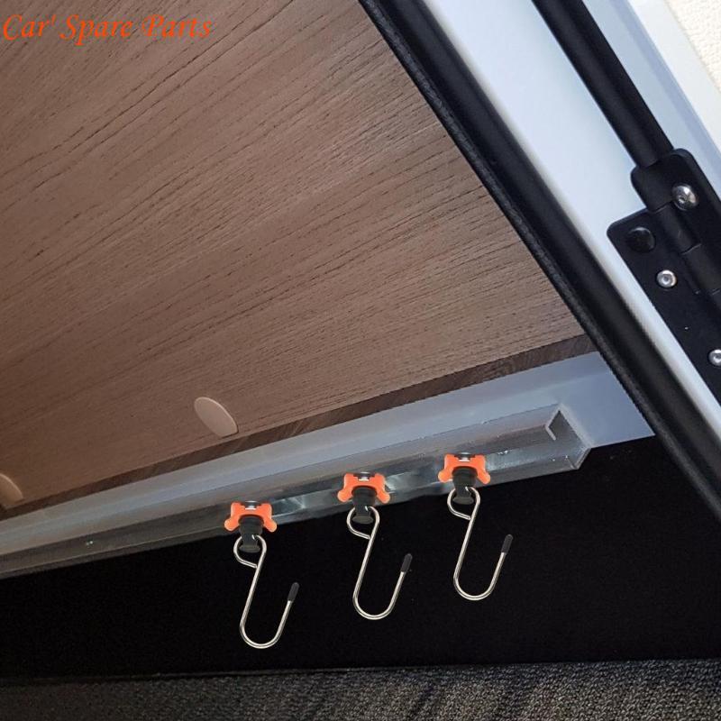 Y4UA Heavy Load Support Hanging Hooks For Airline Tracks, 4pcs Set For Efficient Motorhomes Truck Tie Down Transport Storage