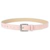 Women's Retro Literary Style Frosted Textured Pin Buckle Belt - Durable PU Leather