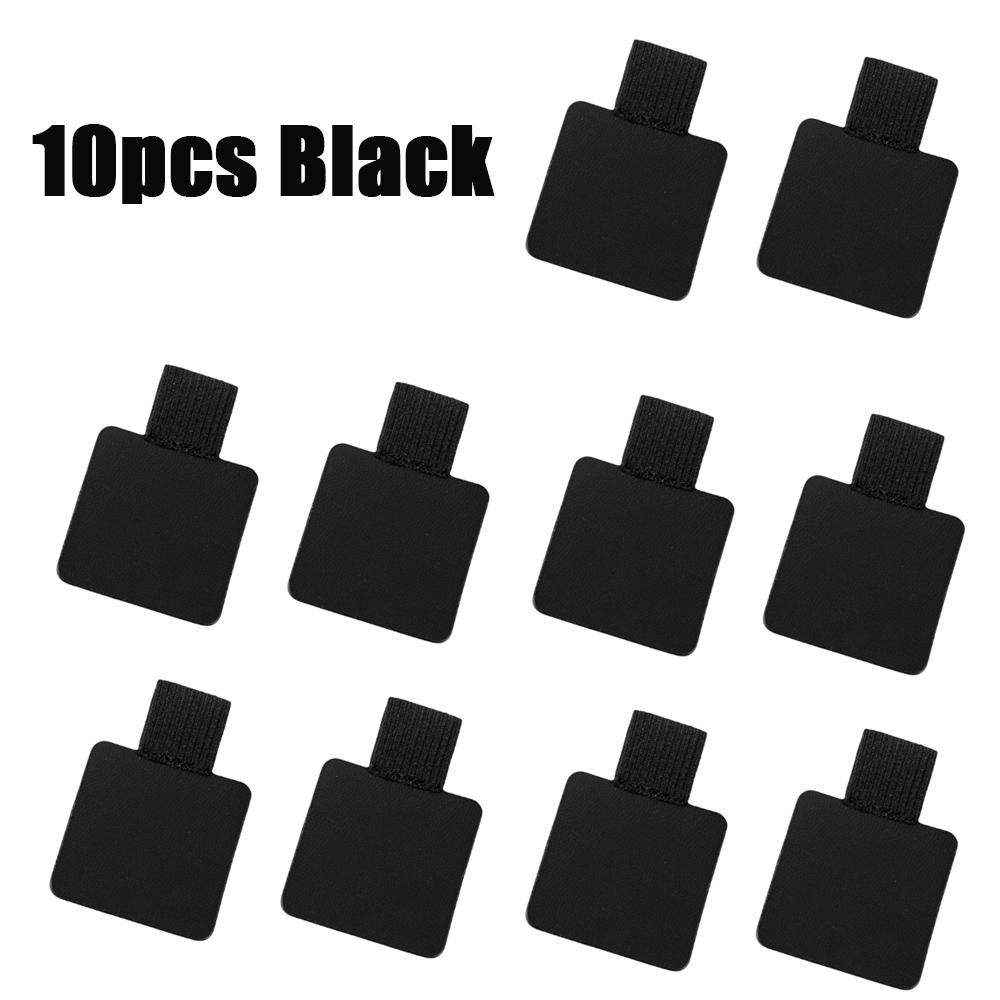 10pcs Self-adhesive Pen Holder 6 Color Pen Clip Protective Case PU Leather Notebook Elastic Loop Cover for Diary Planner Clip