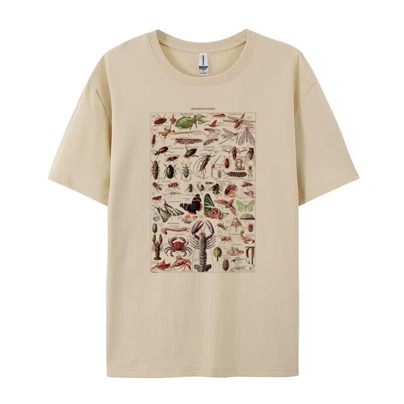 

Entomology T Shirt Incects Lobster TShirts Unisex Vintage Crustaceans Graphic Tees Nature Lover Shirt Dark Academia Clothing 2XL