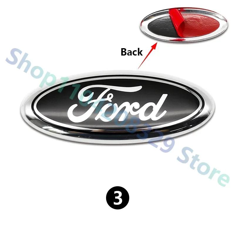Adesivo per Auto Ford 1PZ 14,5 CM Emblema Badge Adesivo Logo Cofano Anteriore Auto Per Ford Mondeo Explorer edge Focus fiesta Kuga Transit Eco