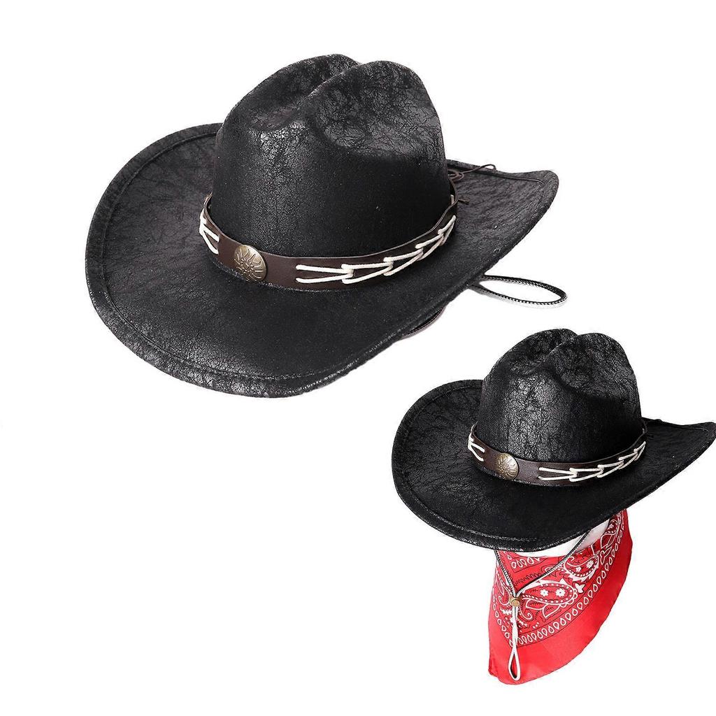 Portable Fishing Hat Gentleman Fisherman Hat Gift for Camping Climbing Lovers Gentleman Wide Brim for Dress-up  Black