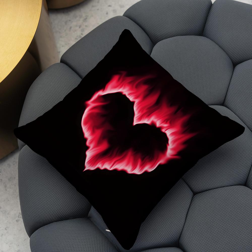 Dekoracja na Walentynki Poszewka na poduszkę 2 w 1 Dwustronna Pluszowa Poszewka na poduszkę | Samochód/Sofa/Łóżko | Idealny Prezent