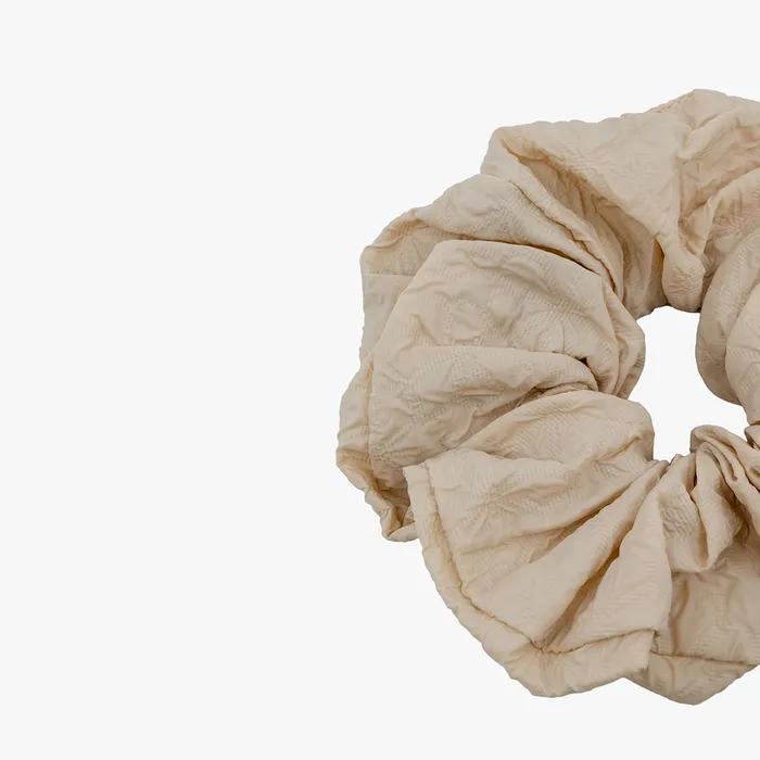 Assisi Basic Sheer Scrunchie Beige