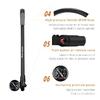WEST BIKING Portable High-pressure 300psi Bike Air Pump with Gauge for Fork & Rear Suspension Shock Absorber Mountain Bicycle