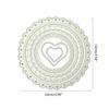 Lace Border Cutting Die DIY Embossing Moulds Round Stencil Template Card Making