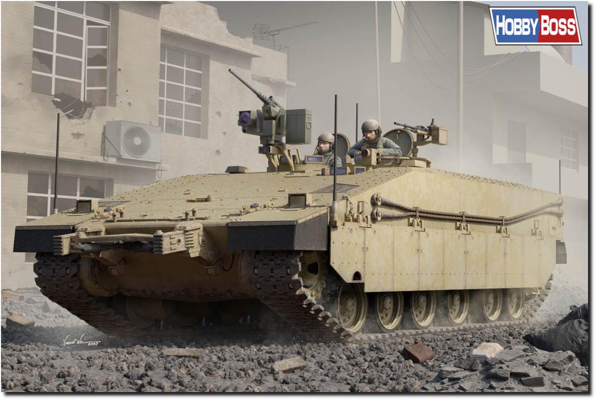 

Hobby Boss Fighting Vehicle Series Israeli Armored Personnel Carrier Plastic Model 84524 1/35 Namer-1 (Combat Vehicle)