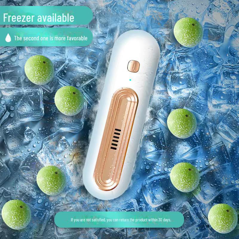 Portable Refrigerator Deodorizer with Ozone Purification for Sterilization and Disinfection In Bathroom