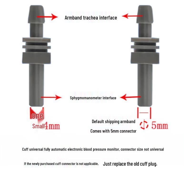 Universal Upper Arm Blood Pressure Monitor with Cuff and Strap