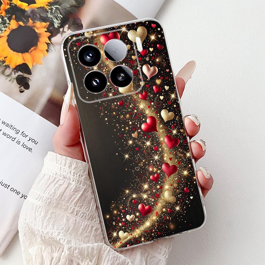 For Xiaomi Mi 15 Pro 5G Case New Fashion Painted Cover Soft Silicone Slim Phone Case For Xiaomi 15 Pro Mi15 5G Back Cover Fundas