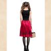 Women's Vintage Dress Solid Color Patchwork Cosplay Sleeveless Dresses